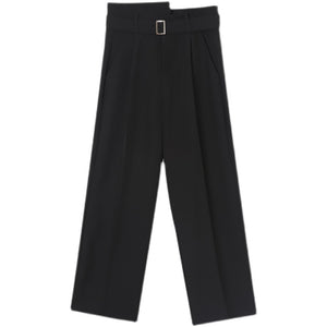 Irregular High Waist Slacks