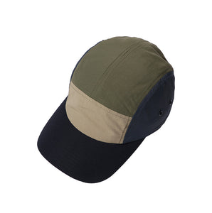 Colorblock Buckle Adjustment Baseball Cap