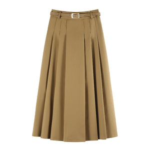 Casual Pleated Skirt