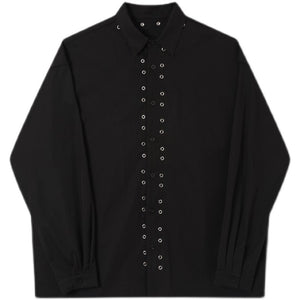 Trendy Embellished Long-sleeved Shirts