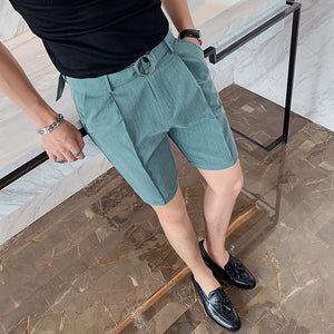 Summer Slim Suit Shorts