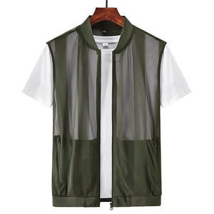 Summer Ultra Thin Mesh Vest Jacket