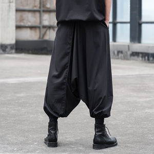 Loose Cross Crotch Casual Pants