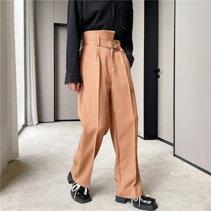 Irregular High Waist Slacks