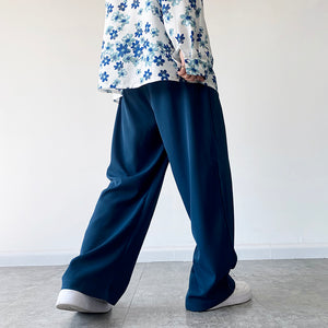 Retro Straight-leg Trousers