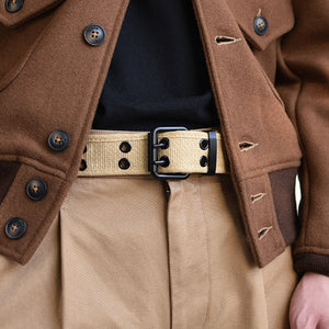 Double Buckle Canvas Belt