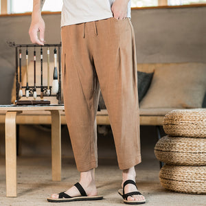 Men's Summer Linen Loose Casual Pants