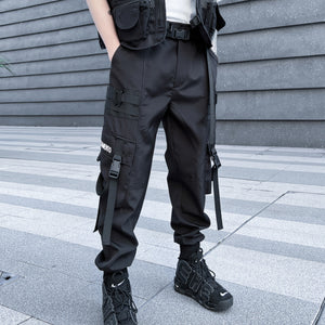 Techwear Casual Oversized Pocket Cargo Pants