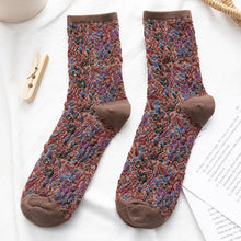 Load image into Gallery viewer, Winter  Ethnic Cute Floral Socks
