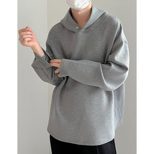 Solid Color Casual Hoodie