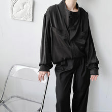 Load image into Gallery viewer, Japanese Minimalist Half Turtleneck Shirt
