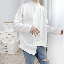 Load image into Gallery viewer, Asymmetric Half High Collar Sweatshirt
