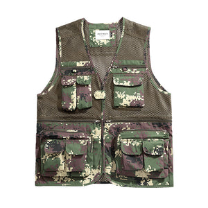 Multi-Pocket Mesh Vest