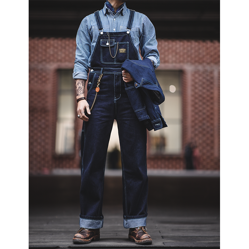 American Retro Denim Overalls