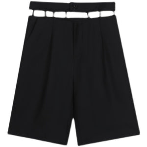 Summer Waist Cutout Shorts