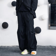 Load image into Gallery viewer, Multidirectional Fold Baggy Pants
