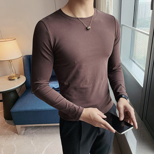 Slim Fit Stretch Long Sleeve T-Shirt