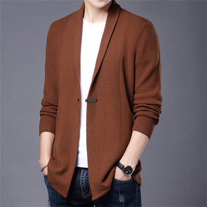 Solid Color Thin Knit Cardigan