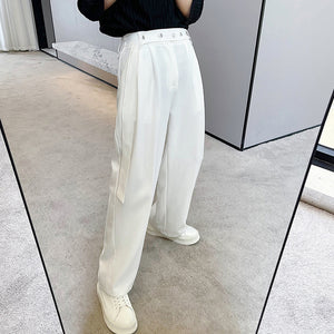 Elastic Waist Loose Casual Pants