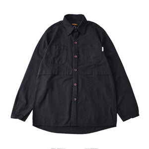 Loose Long Sleeve Cargo Shirt