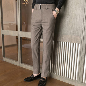 Slim Little Feet Casual Suit Pants