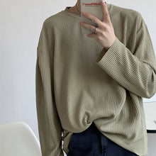 Load image into Gallery viewer, Thin Simple Solid Color Pullover Long Sleeve T-Shirt
