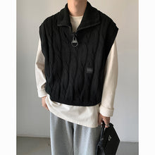 Load image into Gallery viewer, Winter Vintage Zip Turtleneck Knit Vest
