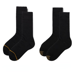 Men's Mid-length Black Socks