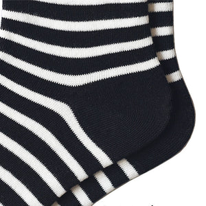 Classic Black Red White Striped Socks