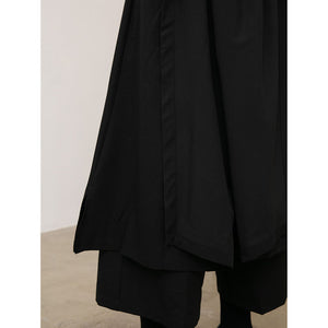 Irregular Multi-layer Cropped Hakama