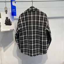 Load image into Gallery viewer, Plaid Weave Shirt Jacket
