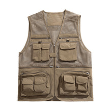 Load image into Gallery viewer, Multi-Pocket Mesh Vest
