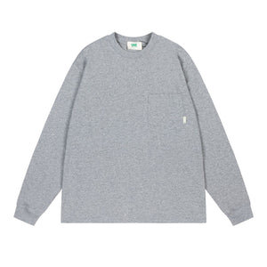 Cotton Basic Crew Neck Long Sleeve T-Shirt