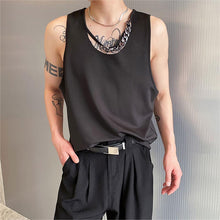 Load image into Gallery viewer, Metal Chain Decoration Camisole Vest
