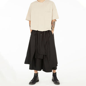 Simple Solid Color Loose Wide Leg Pants