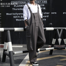 Load image into Gallery viewer, Vintage Loose Suspender Jumpsuit
