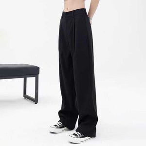 High Waist Drape Wide Leg Pants