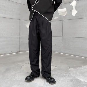 Contrast Web Panel Reversible Pants