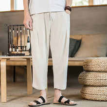 Load image into Gallery viewer, Men&#39;s Summer Linen Loose Casual Pants
