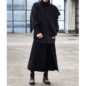 Cropped Vest Cloak