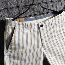 Load image into Gallery viewer, Summer Striped Five Point Shorts
