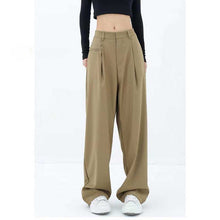 Load image into Gallery viewer, High Waist Drape Wide Leg Pants
