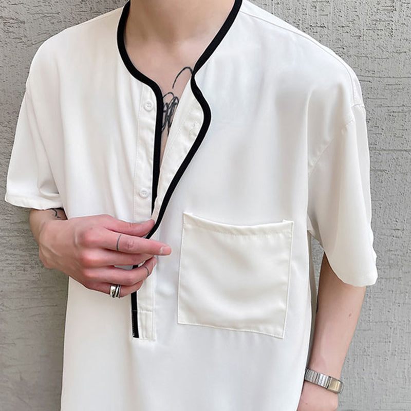 Round Neck Loose Shirt