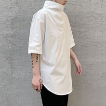 Load image into Gallery viewer, Summer Turtleneck Short-sleeved T-shirt
