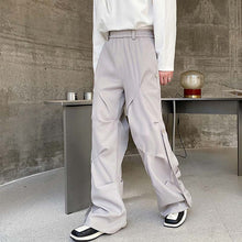 Load image into Gallery viewer, Irregular Wrinkled Cargo Trousers
