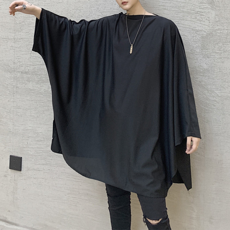 Fall Big Sleeve Side Slit Top