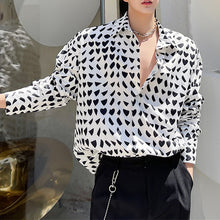 Load image into Gallery viewer, Geometric Pattern Print Loose Shirt
