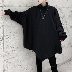 Turtleneck Bat Sleeve Shirt