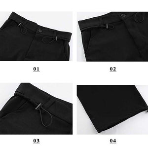 Drawstring Drape Cargo Pants