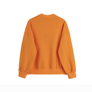 Solid Color Crew Neck Pullover Sweater